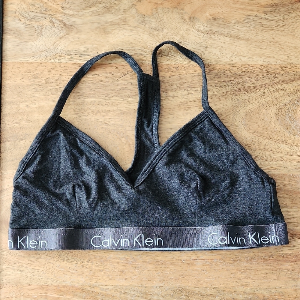 Calvin Klein Charcoal Bralette